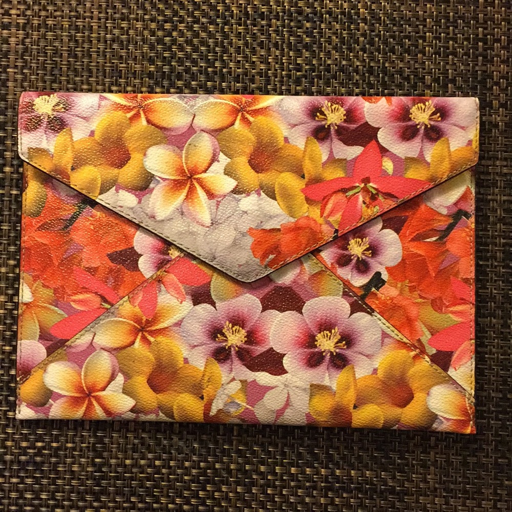 Rebecca Minkoff Floral Print Leo Clutch